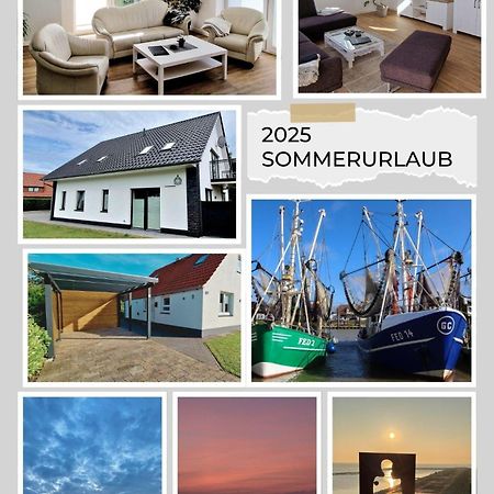 Ferienhaus Strandallee 10A Burhave Bagian luar foto